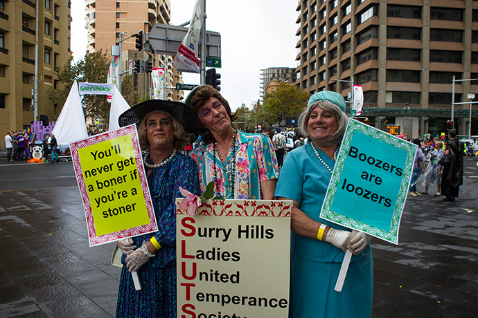 Sydney Mardi Gras: Princess Iona Truck, Lady Hurtertz Van Hine and Dr. Phoebe Smalls