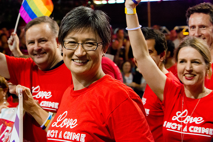 Sydney Mardi Gras: Penny Wong 
