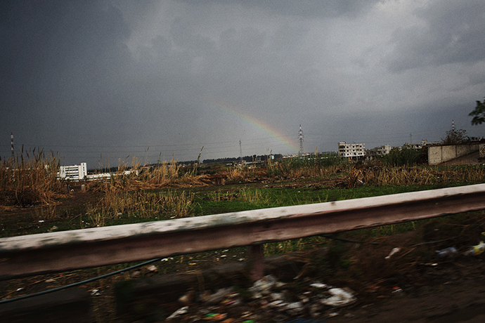 Qabaait, Northern Lebanon: A rainbow in Lebanon