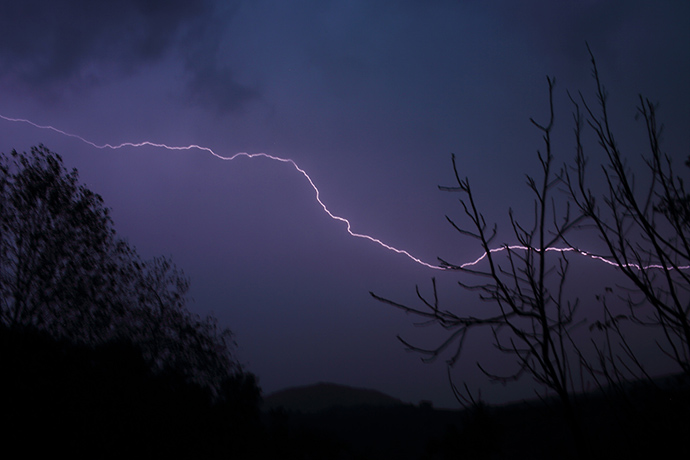 Qabaait, Northern Lebanon: Lightning in Qabaait