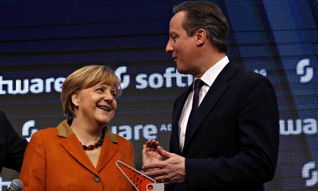 Russia risks consequences over Crimea referendum, Cameron and Merkel say