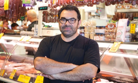 Ross Savvas of Con's Fine Foods at Central Market.