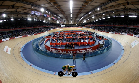 The London Velodrome during the 2012 Paralympic Games