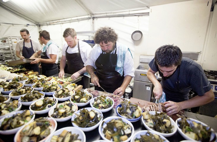 Lola's Pergola: Chefs prepare the Appetite for Excellence degustation dinner