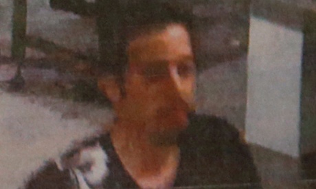 A still photo shows a man whom police said was one of the two men travelling on stolen passports onboard the missing Malaysia Airlines MH370 plane, taken before his departure at Kuala Lumpur International Airport.