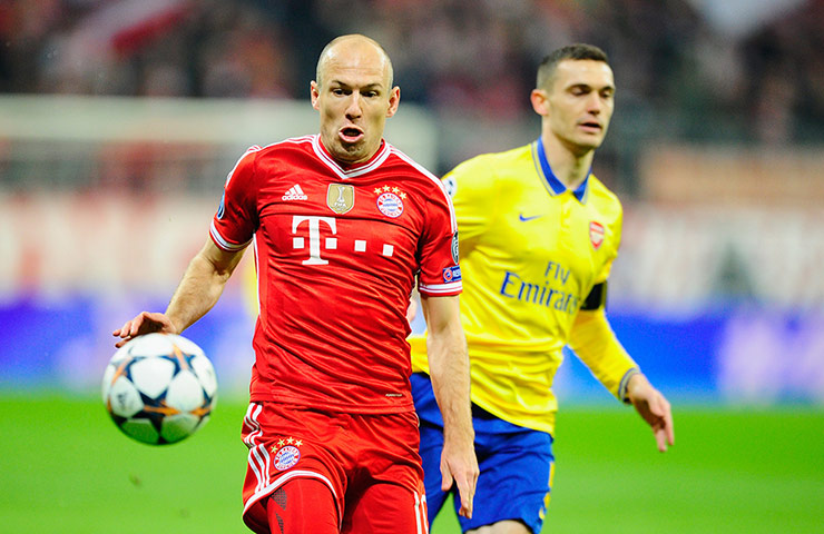 sport: FC Bayern Muenchen v Arsenal