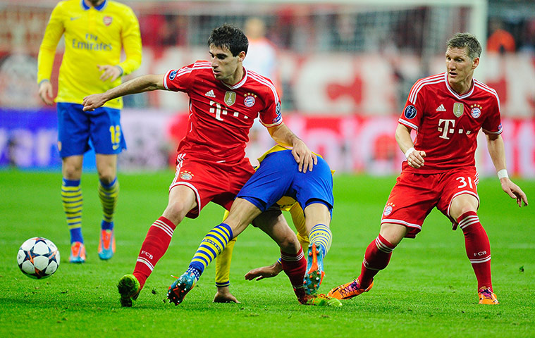sport..: FC Bayern Muenchen v Arsenal - UEFA Champions League Round of 16
