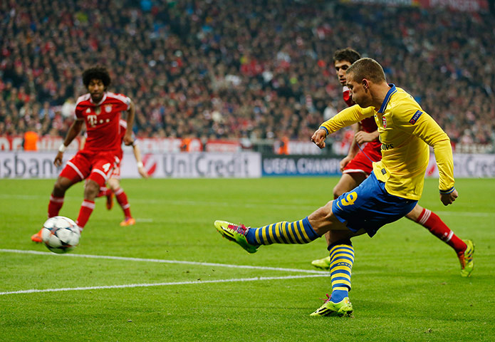 sport -: Bayern Munich v Arsenal - UEFA Champions League Second Round Second Leg