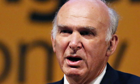 Vince Cable, business secretary