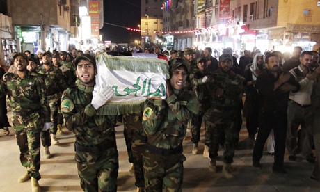 Shia militia funeral
