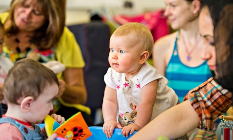 A baby at a nursery in Bristol