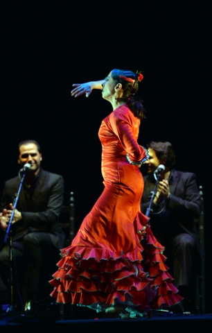 Belén Maya Company dancing Trasmin at Sadlers Wells Theatre London.