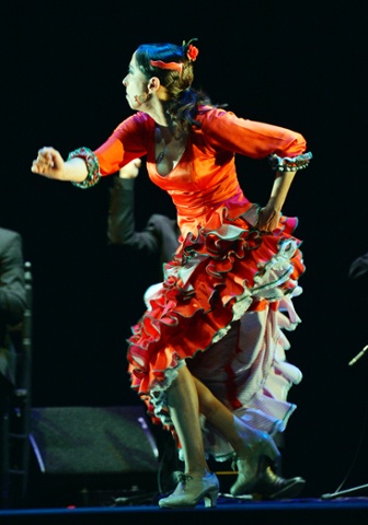 Belén Maya Company dancing Trasmin at Sadlers Wells