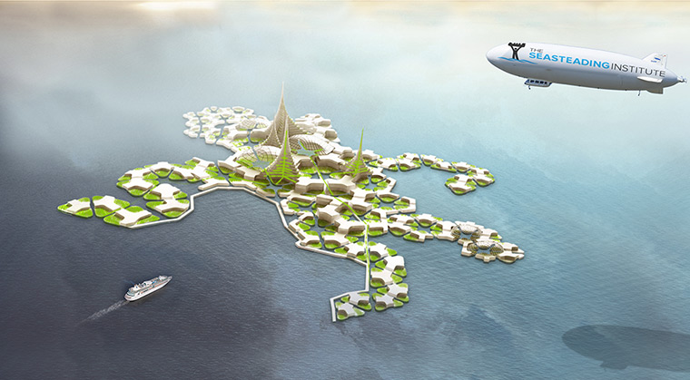 Floating cities: Dutch engineering firm DeltaSync has proposed a modular building strategy 