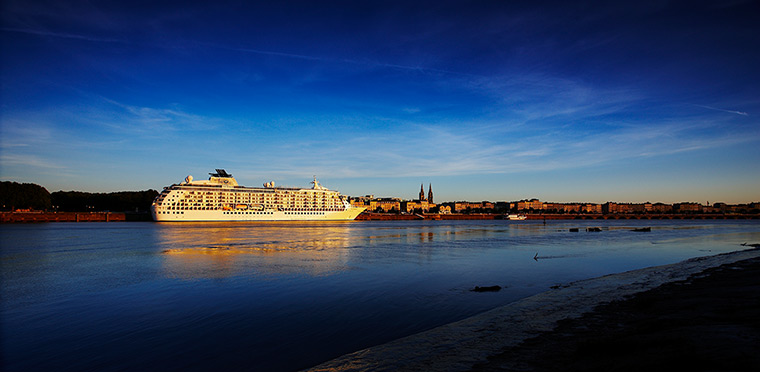 Floating cities: The World, a 644-foot yacht