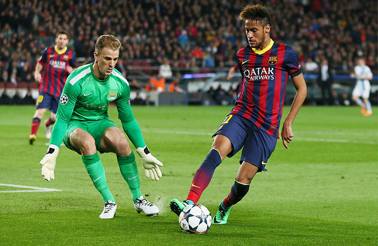 sport: FC Barcelona v Manchester City