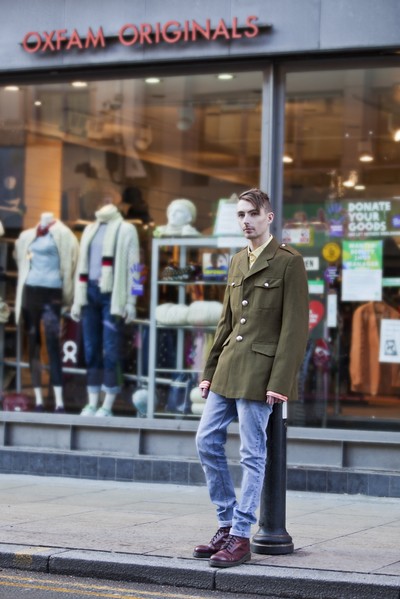 Charity fashion: Josh Wayles