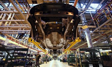 Inside Jaguar Land Rover factory plant