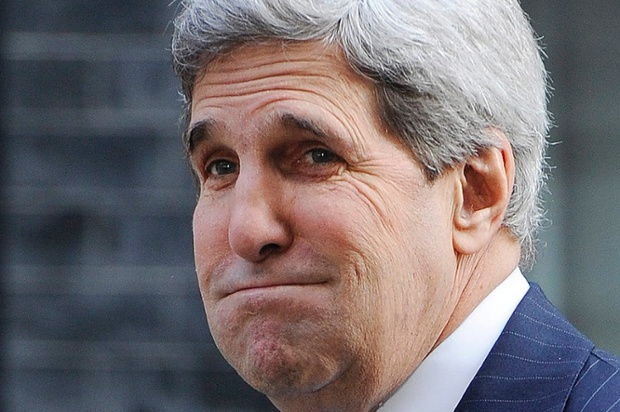 ...and pulls a face for the waiting pressmen