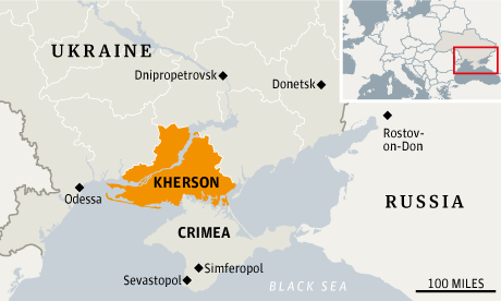 kherson ukraine russia border map frontline region war crimean oblast near villagers guardian troops moving ukrainian false fakes forgeries distinguishing