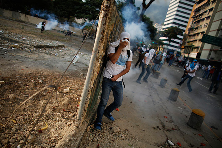 20 photos: Teargas attack in Caracas