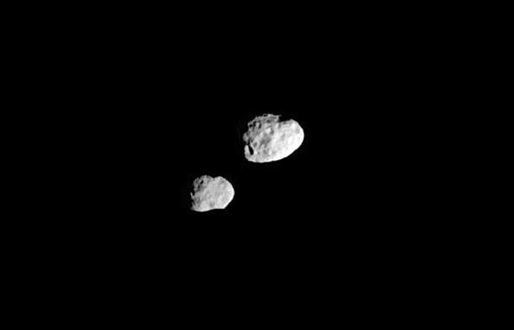 Solar system moons: Janus and Epimetheus