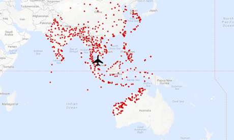 Runways in range of MH370