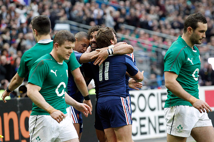 france v ireland: Maxime Medard and Yoann Huget
