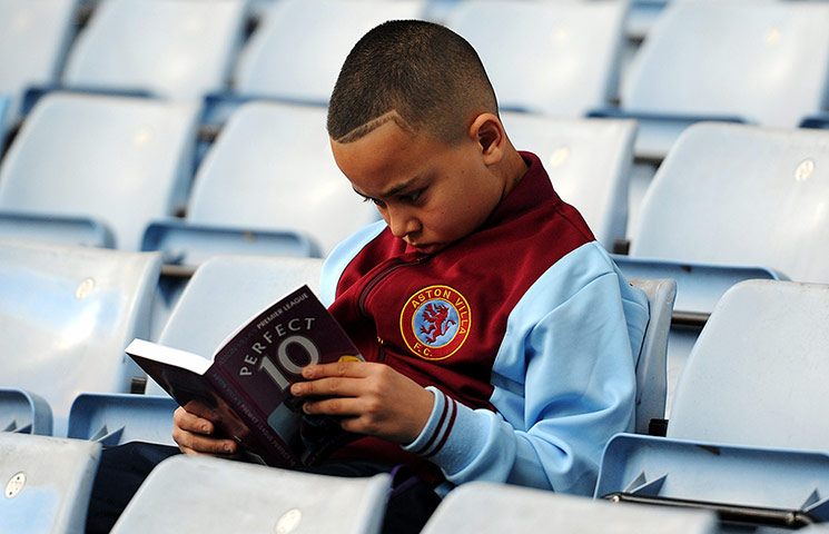 saturday's games: A young Aston Villa fan 
