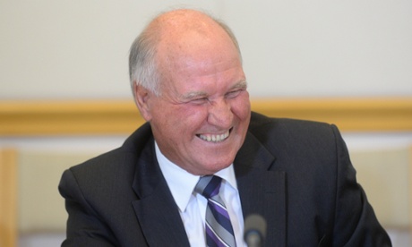 Tony Windsor looks pretty happy with political afterlife.