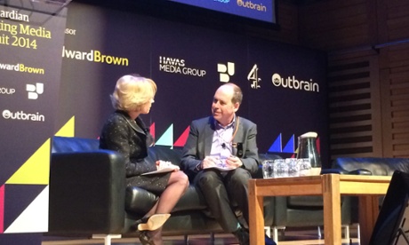 Nancy McKinstry, CEO, Wolters Kluwer on stage at the Changing Media Summit