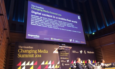 Bumper panel on digital content in a mobile-first world