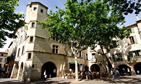 Place aux Herbes, Uzes, Provence, France