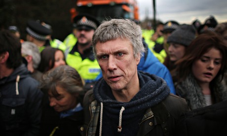 Bez From The Happy Mondays Joins Barton Moss Fracking Protesters