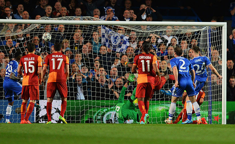 Champions League.: Chelsea v Galatasaray AS - UEFA Champions League Round of 16