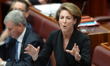 Michaelia Cash speaks during senate Question Time