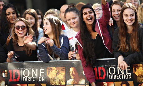 One Direction fans in London