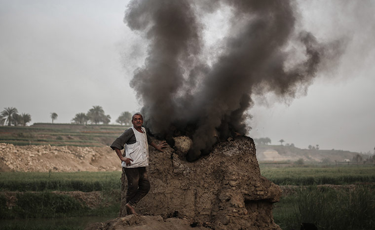 Egypt pottery: A traditional kiln