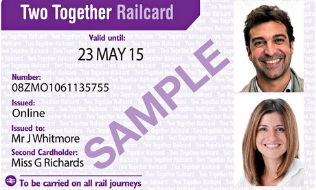 'Two Together' railcard goes on sale'