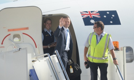 Tony Abbott leaves for PNG.