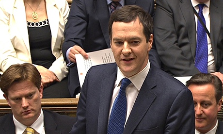 George Osborne presents his budget to the Commons