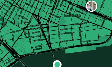 Cloak pinpoints the location of social contacts so they can be avoided.