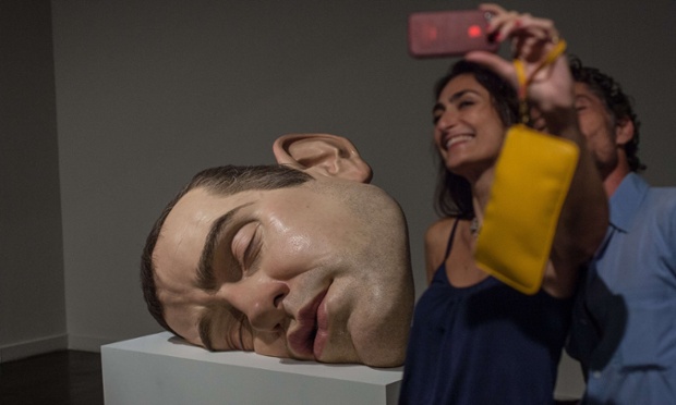 Selfie-portrait: sculpture titled 