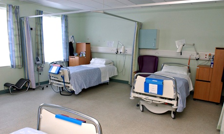 Ward in Dorset county hospital, Dorchester