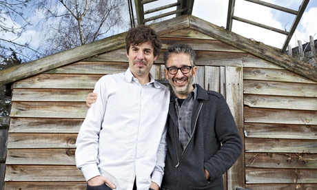 Erran Baron Cohen, left, and David Baddiel, writers of Infidel: the Musical