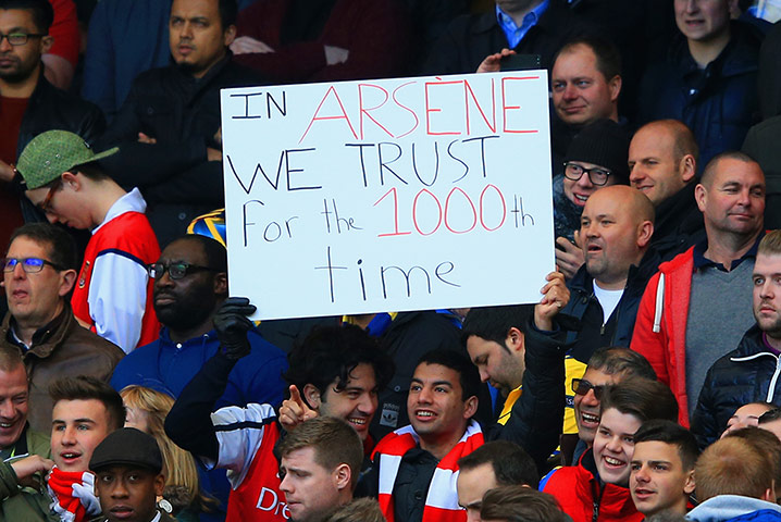chelsea versus arsenal: Arsenal fan