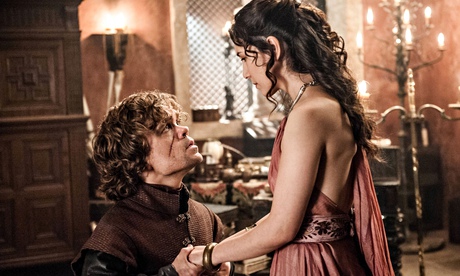 Peter Dinklage and Sibel Kekilli in Game of Thrones