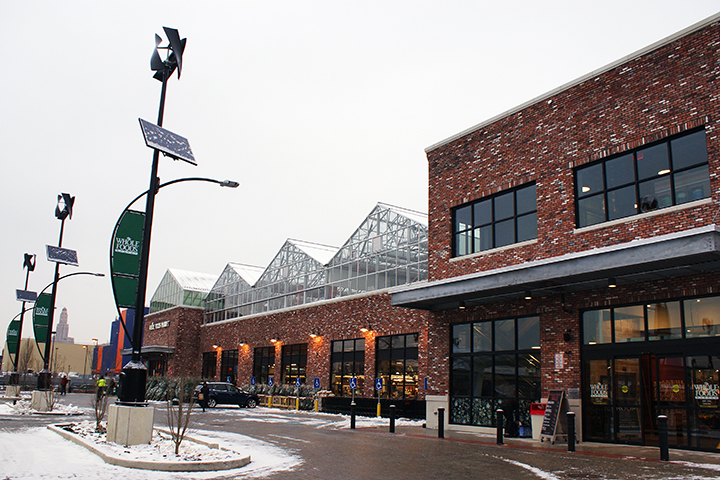 Whole Foods wind turbines and solar panels