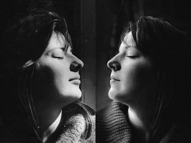 Big Picture - Mothers: black and white photo of mother and daughter