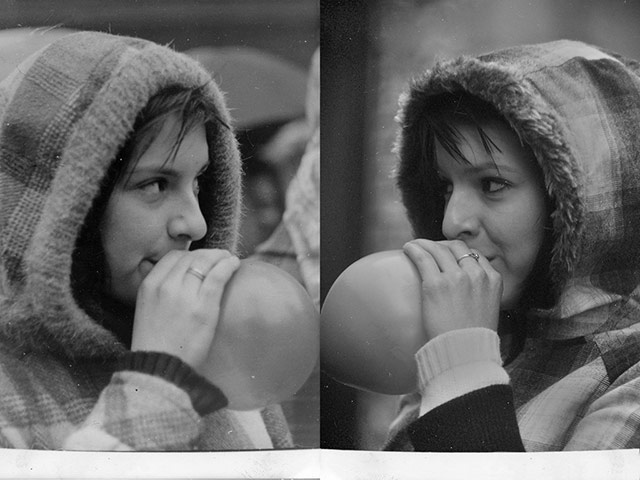 Big Picture - Mothers: black and white photo of mother and daughter